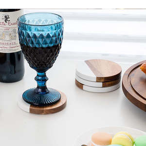 Juego de posavasos hechos a mano de resina, madera y MDF, fusión elegante de texturas naturales para una protección duradera y elegante para vasos - Product Image 3