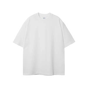 T-shirt unisexe en coton pour homme, col rond, surdimensionné, manches courtes, coupe ample, tee-shirt d'été, délavé, basique, écologique, décontracté - Product Image 3