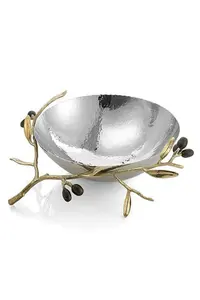 Última llegada al por mayor nuevo diseño de aluminio fruta chocolate servir tazón conjunto popular aspecto de metal gran oferta para compradores comerciales - Product Image 3