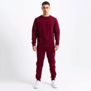 Conjuntos Deportivos Unisex de Invierno 2026, 100% Algodón, Forro Polar, Logotipo Personalizado, Cuello Redondo, Corte Regular, Resistentes al Viento, Ecológicos - Product Image 1