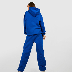 Chándal de lana de entrenamiento personalizado de alta calidad para mujer, ropa transpirable con capucha para gimnasio, ropa deportiva para correr en invierno, estampado de talla grande - Product Image 2