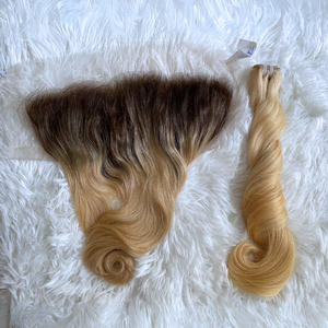 Extensiones de cabello rizado de extremo saludable suave de primera calidad, cabello virgen alineado con cutícula, pelucas de encaje Frontal completo, peluca Frontal sin pegamento - Product Image 4