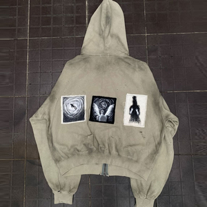 Sweat à capuche oversize, vente flash, style luxueux, sweat à capuche de bonne qualité, séchage rapide, taille personnalisée, sweat à capuche streetwear, design tendance, sweat à capuche pour homme - Product Image 2