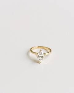 แหวนหมั้นเพชรโมอิสตัด2 CT สำหรับผู้หญิงยาวแหวนแต่งงานโซลิแทร์ประดับเพชรเม็ดเดี่ยว925เงินสเตอริง - Product Image 1