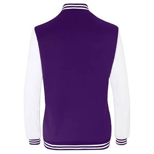 แจ็กเก็ตผ้าโพลีเอสเตอร์แขนเสื้อ PU สไตล์วินเทจปักลายสำหรับฤดูหนาว - Product Image 3