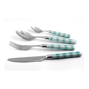 Ensemble de 4 couverts en acier inoxydable idéal pour les ustensiles de cuisine Table Home Party Use Couverts plaqués or Ensembles de poignées en métal et laiton - Product Image 5