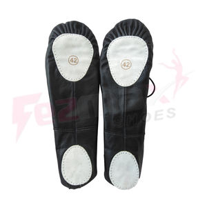 Chaussures de danse de Ballet souple en cuir, lavable, à semelle fendue, originale, vente directe d'usine - Product Image 2