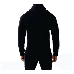 Top Qualité Original Logo Personnalisé Tech Polaire Hommes Survêtement Avant Zipper Style 2 Pièces Hommes Jogging Survêtement Pour Gym Survêtements - Product Image 3