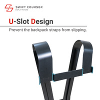 Support de Présentation pour Sac à Dos de Montagne Swift Courser en Métal Moderne, Robuste, Autoportant, Hauteur Réglable, Conception à Fente en U
