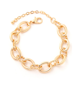 Pulsera de cadena de latón Nuevo diseño Pulsera de joyería Pulsera de cadena personalizada hecha a mano Tamaño ajustable mejor venta - Product Image 3