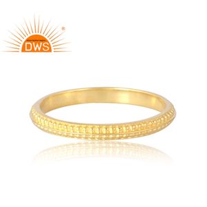 Anillo de Plata de Ley 925 chapado en oro de 18 quilates, joyería fina Demi para mujer, regalo para ella - Product Image 3