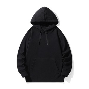 Sweat à capuche surdimensionné pour homme personnalisé, de haute qualité, 100% coton, tricot uni, polaire, épaules tombantes - Product Image 6