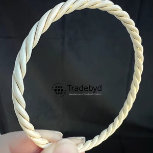 Bracelet en incrustation d'os fait à la main, bijoux de créateur haut de gamme pour unisexe, cadeau tendance par Tradebyd (plusieurs tailles disponibles) - Product Image 2