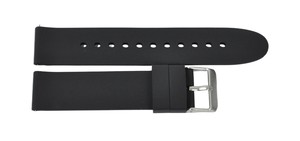 Unisex JD1608 Sports Soft Silicone Light Wristband Black Water-Resistant 20/22mm 49mm Stainless Steel Buckle <b>Watch</b> Band <b>Watches</b> - Product Image 3