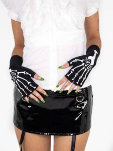 Gants en coton personnalisables, mitaines, impression par transfert thermique, design uni, logo OEM, gants d'hiver mi-poignet, écran tactile, aiguille - Product Image 5