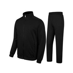 Survêtements pour hommes à col montant avec fermeture éclair, matière ajustable, manches longues, couleur unie / Prix de gros 2026 - Product Image 1
