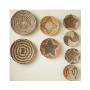 Plato Decorativo de Pared de Pasto Marino, Hecho a Mano, Ecológico, Decoración Rústica para Pared, Gran Venta - Product Image 1