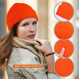 Vente directe d'usine Bonnet Jacquard à quantité minimale de commande basse dans les styles de joueurs Bonnets de marque privée personnalisables - Product Image 6