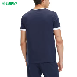 T-shirt personnalisé pour homme en coton 100% lourd, col rond, coupe ample, imprimé, séchage rapide, respirant, écologique, grande taille - Product Image 2