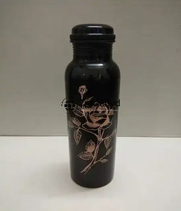 Curated <b>copper</b> <b>bottle</b> Designed with Purpose for Style and Ayurvedic Benefits by Tradebyd - Product Image 1