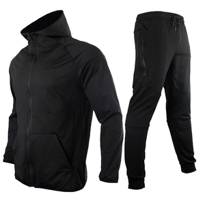 Men's Winter Breathable 100% Cotton Fleece Hoodie Jogger Set Elastic Waist Tracksuit Customized Logo Digital Printing Multi - Product Image 5
