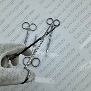 Tijeras Iris rectas para procedimientos dentales veterinarios y tejidos blandos Instrumentos quirúrgicos manuales - Product Image 4