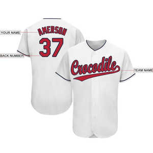 Baseball jersey wholesale custom lightweight quick dry durable stitched moisture resistant comfort supplier for teams and <b>fans</b> - Product Image 2