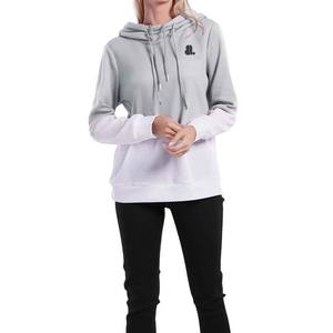 Nuevo otoño mujer de gran tamaño 100% algodón bloque Sudadera con capucha invierno peso pesado polar con bordado Rhinestone Logo impreso diseño - Product Image 3