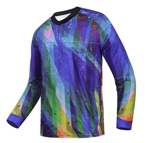 Maillot de VTT unisexe à manches longues, sublimation personnalisée, séchage rapide, respirant, léger, vente en gros, directement de l'usine - Product Image 4