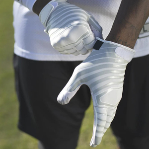 Precio al por mayor Super Sticky Fútbol Americano Wide Receptor Guantes Logotipo Personalizado Receptor Guantes Para Clima Frío Guantes de Rugby - Product Image 1