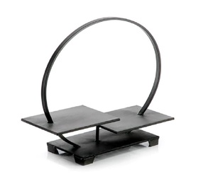 Soporte de metal redondo para pasteles Diseño de lujo Color azul Soporte de exhibición para postres y pasteles a precios competitivos Suministros para hornear - Product Image 5