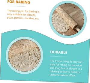 2 uds. Rodillo PARA EL Día de San Valentín con patrón, rodillo para Fondant, rodillo para Fondant, rodillos en relieve para hornear - Product Image 4