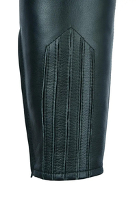 Pantalones de cuero de invierno personalizados para hombre estilo informal tela de lona cintura media moda única hecha en Pakistán OEM - Product Image 4