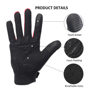 Levantamiento de pesas Gimnasio Entrenamiento Dedo completo con muñequera Guantes deportivos de fitness para mujer y hombre - Product Image 6