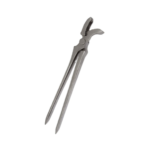 Fabricants de sabots Clincher 12 pinces à clincher mâchoire incurvée fer à cheval clou Clincher outils de maréchal-ferrant vétérinaire - Product Image 1