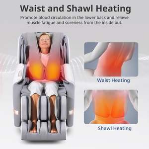 Fauteuil de massage 4D à double mécanisme 4D+2D, chauffage intégral du corps, de la taille et des épaules, avec rail SL étendu, masseur pour les pieds et les mollets, synchronisation musicale avec Hi-Fi - Product Image 2