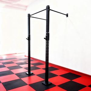 Soporte de Pared para Sentadillas <span class=keywords><strong>con</strong></span> Recubrimiento en Polvo Negro Mate Comercial de Color Personalizado - Product Image 1