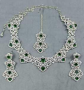 สร้อยคอประดับเพชร CZ อเมริกันทันสมัยทันสมัย214 ak/C-8 - Product Image 2