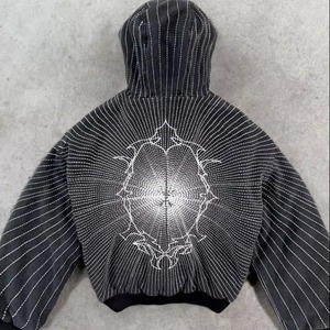 Sweat à capuche pour homme de taille personnalisée, vente chaude, basiques, coton mélangé, coupe régulière, sweat à capuche pour homme - Product Image 1