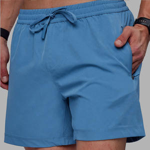 Short de performance pour hommes OEM style décontracté bleu élémentaire avec 2 couches vêtements de rue dernière conception usine en gros au meilleur prix - Product Image 5