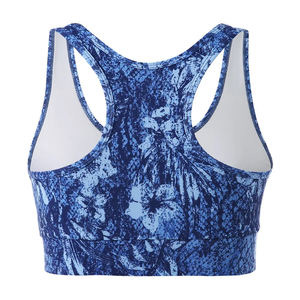 Soutien-gorge de sport pour femmes de la plus haute qualité Sublimation impression numérique personnaliser Push Up Yoga Fitness respirant solide soutiens-gorge de sport - Product Image 3