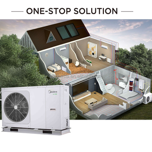 Pompa <span class=keywords><strong>di</strong></span> <span class=keywords><strong>Calore</strong></span> Aria-Acqua Midea M-Thermal Serie Arctic R32, Certificata <span class=keywords><strong>A</strong></span>+++ ERP, Sistema <span class=keywords><strong>di</strong></span> <span class=keywords><strong>Riscaldamento</strong></span> e Raffreddamento <span class=keywords><strong>a</strong></span> Pavimento - Product Image 1