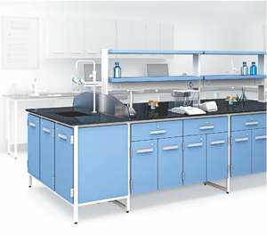 โต๊ะแลปเหล็กสไตล์อุตสาหกรรมโต๊ะทำงานเฟอร์นิเจอร์ห้องแล็บเหล็กสำหรับทันตกรรมโรงเรียนการแพทย์และชีววิทยาและการใช้งานในห้องปฏิบัติการฟิสิกส์ - Product Image 6