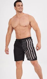 Shorts de basketball confortables pour hommes, séchage rapide, personnalisables, en polyester tricoté, maille respirante, taille haute élastique, longueur genou, grandes tailles - Product Image 4