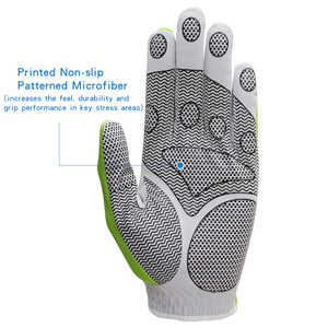 Guantes de golf personalizados de cuero genuino para mano izquierda derecha, precio al por mayor de buena calidad de proveedor verificado - Product Image 4