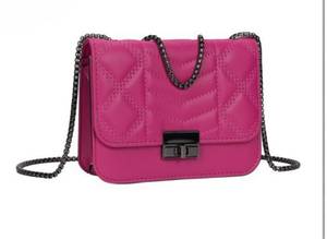 Borsa a Tracolla in Pelle con Catena per Donna - Product Image 3