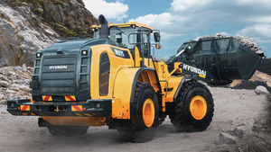 247kw chargeuse sur pneus HL975 chargeurs frontaux avec godet 4.8CBM pour la vente à bas prix - Product Image 4