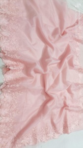 Saris de seda bordados hechos a medida en una amplia variedad de colores pastel, ideales para reventa por Diseñadores de ropa - Product Image 3