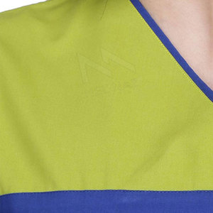 Venta al por mayor colorido enfermería uniforme uniformes médicos Spandex poliéster Scrubs traje conjuntos en precio de venta - Product Image 5