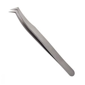 Juego de Pinzas para Extensión de Pestañas de Acero Inoxidable Zullo Industries, Marca Privada Personalizada, Punta Puntiaguda, Agarre de Diamante de 90 Grados - Product Image 2